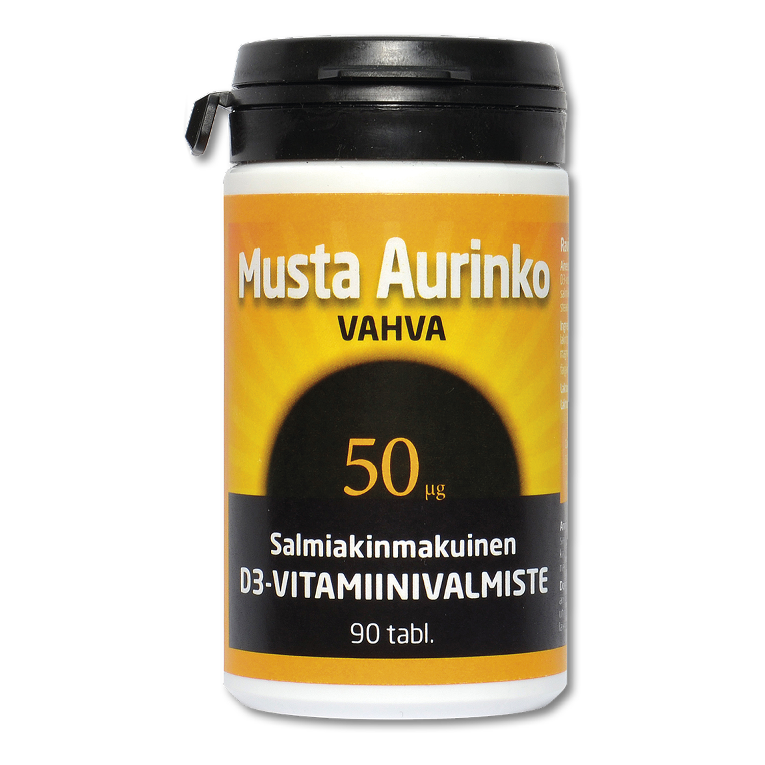 MUSTA AURINKO VAHVA D3 50 μg 90 tabl_RGB