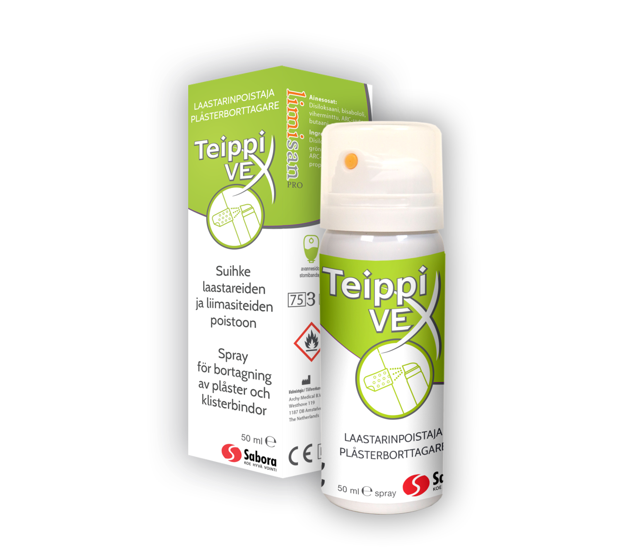TeippiVEX laastarinpoistaja