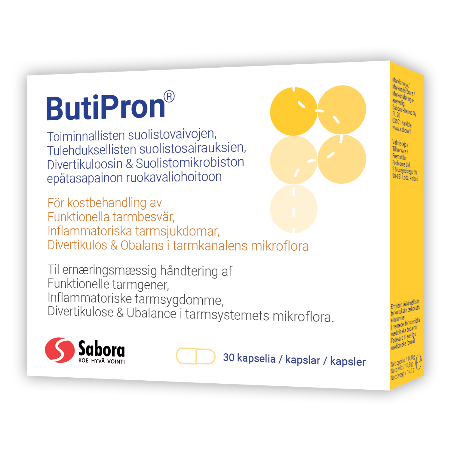 Butipron pakkaus
