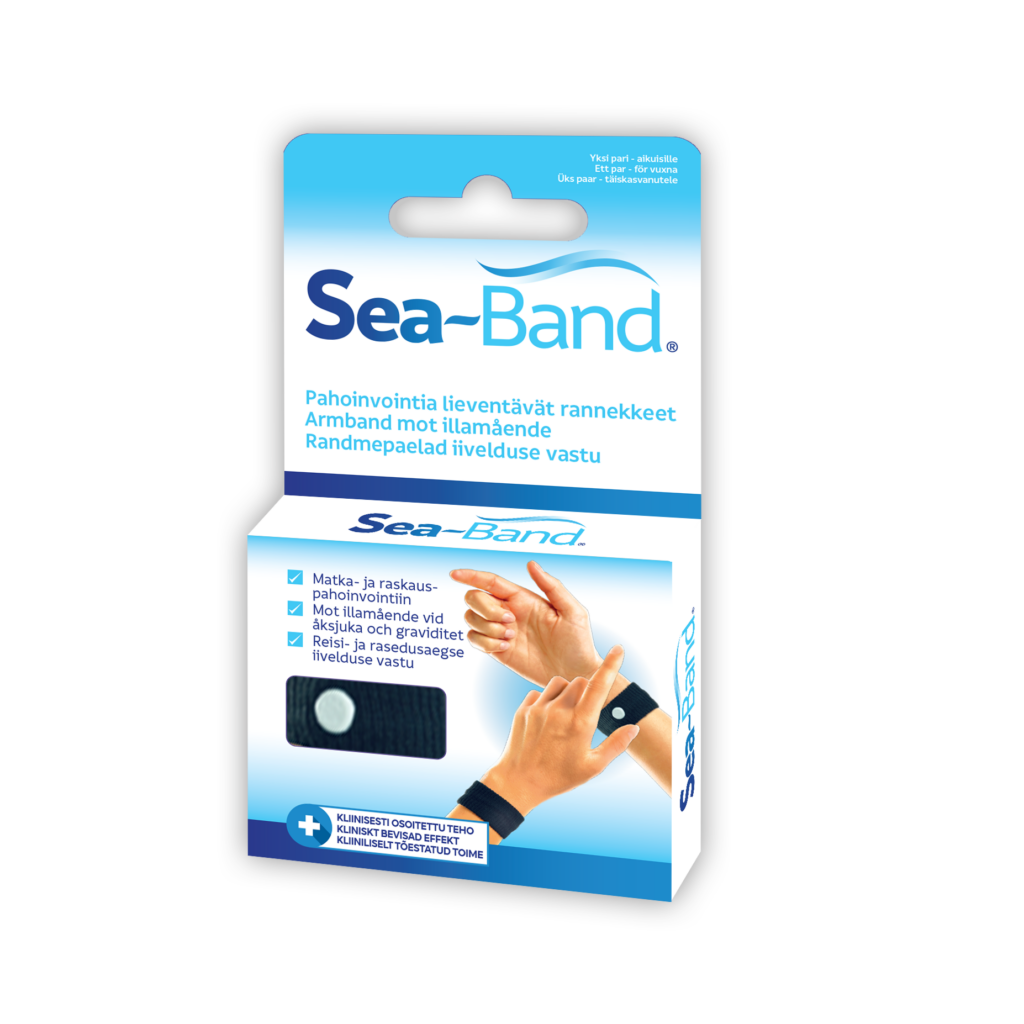 Sea-Band pahoinvointirannekkeet aikuisille