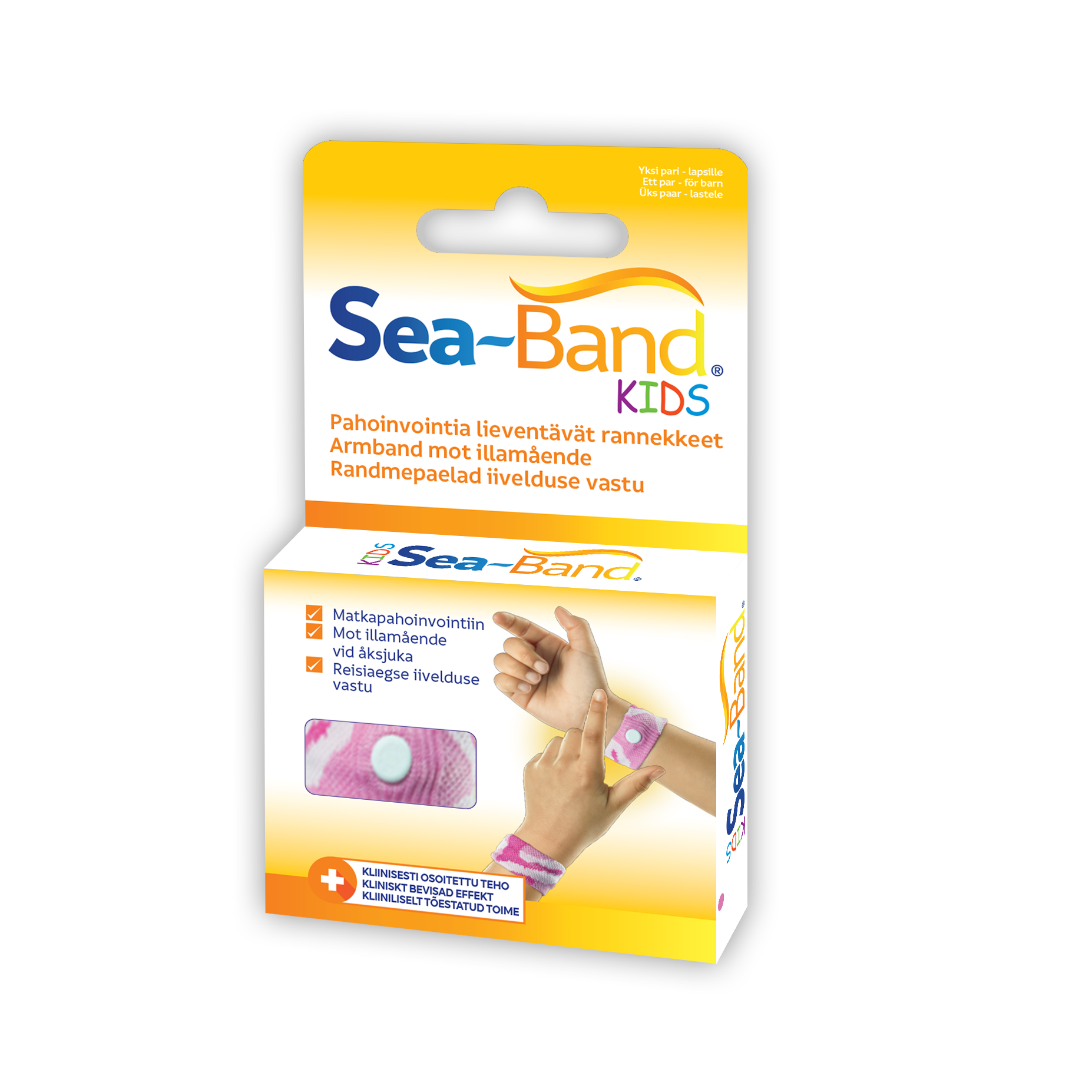 Sea-Band pahoinvointirannekkeet lapsille